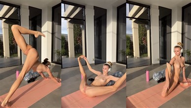 Mila-Sobolov-Nude-Yoga-Video-Leaked