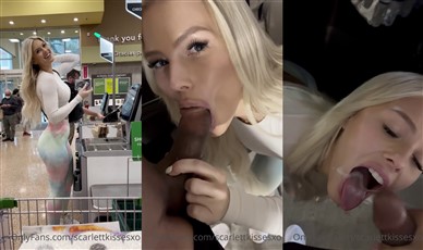 ScarlettKissesXO-Mall-Park-Blowjob-Facial-Cum-Swallow-Video-Leaked
